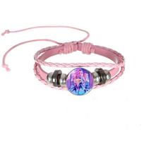 The Witch Hunter Team Bracelet, Time Gem Bracelet, Pink and Black Fashionable Bracelet as the picture22