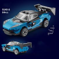 MOC Automobilio Super Lenktynės Miesto Greitis Sportinis Pikapas Transporto Priemonės Modelis Statybinės Detalės Ralio Superautomobilis Lenktynių Plytos Kalėdinė Dovana Techninis