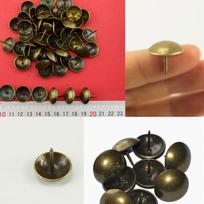 100 vnt./pak. Vintažiniai apmušalai vinys bronziniai metaliniai žymekliai, baldai sofa, batų durelės, dekoratyvinės smeigės, 100pcs