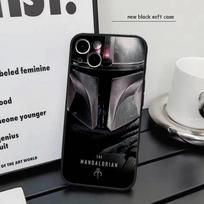 Disney The Mandalorian for iPhone 15 16 14 Plus 13 12 11 17 Pro Max 17 Air Black Soft Phone Cover iphone 13