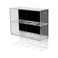 Wall Mounted Ball Display Holder Clear Acrylic Display Case Dustproof Baseball Bat Storage Box Easy to Install 1