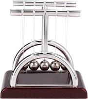 LetCart Newtons Cradle Balance Balls, T Shape Newton Pendulum, Science Physic Psychology Educational Kits, Stress Relief Balance Balls