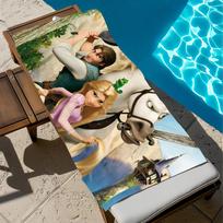 T-tangled cute anime Towel Beach Quick Dry Soft Pool Towels Gift for Travel Gym Shower Camping sports W40*H60(CM)