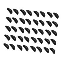 40Pieces Silicone Nose Pads Replacement Part Suitable for Acetate Eyewear Pack Breathable Nonslip Comfortable Fit