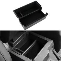 Car Center Console Organizer Tray for Isuzu D-Max DMAX 2021-2023 MUX Interior Armrest Insert Secondary Storage Box Black