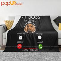 Cocker Spaniel Owner Ultra-Soft Blanket Quilt Winter Sofa Cover Bed Covers Size: 75*100cm, Weight: 230 GSM