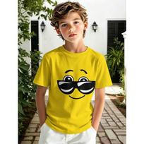 New Funny Sushi 3D Printed Boys T-Shirt Summer Middle Age and Older Kids Casual Crew Neck Short Sleeve 170cm