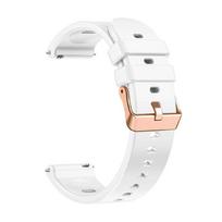 20mm Silicone Watch Strap For Huami Amazfit GTS 4 Mini /GTS 3 /GTS 2 2e Watchband Bracelet Belt For Amazfit Bip U Pro /Bip 3 Pro 20mm Width balta