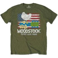 Woodstock Flag Unisexs Tshirt L