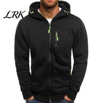 Athletic Zipper Jackets Men Zip-up Hoodie, Hooded Jacket, Long Sleeve Sweatshirt Spring Autumn Sports Coats Casual Jacket with Zippered Pockets M