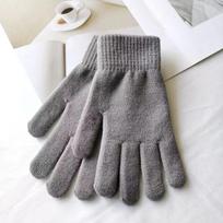 Women's Thickened Fleece Lined Cotton Gloves - Warm, Windproof, Cold Protection for Cycling One Size