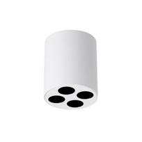 Modern round tube ceiling spotlight white LED 9W ZOE SL.1209 Sollux Lighting