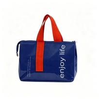 Solid Color Lunch Handbag Waterproof Thermal Picnic Bag Insulated Lunch Bag  Outdoor Travel