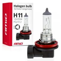 Halogen bulb H11 12V 55W UV filter (E8) AMIO-01159