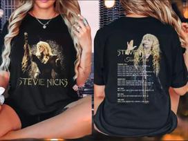 Stevie&Nicks 2024 Concert Live T-Shirt Fan Gifts Tour Vintage Tee Double Side XXL