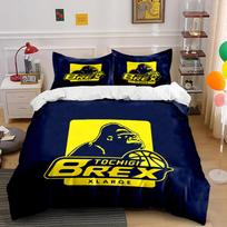 Tochigi Brex Logo Bedding Set - Navy Bedding set (1 duvet cover, 2 pillowcases, duvet not included) 135x200cm