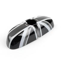 Juodas Union Jack vėliavos galinio vaizdo veidrodėlio dangtelis 14-21 BMW MINI Cooper F56 F55