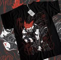 Garou T-shirt One Punch Shonen King Horror Anime Manga Black Tee Shirt All Size M