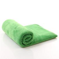 Absorbent Lint-Free Thickened Fiber Car Wash & Cleaning Towel 30x30 cm žalia