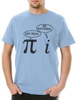 Get Real Be Rational Men's T-Shirt Pi Math Formula Math Math M