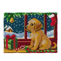 Christmas Latch Hook Kits Rug Diy Cross Stitch Fomiaran Needlework Canvas Knit Cushion Embroidery Crocheting Latch Floor Decor