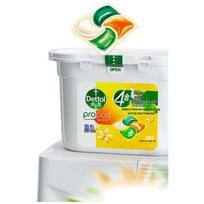 Dettol 4-in-1 Antibacterial Laundry Pods, Sunlight Orange