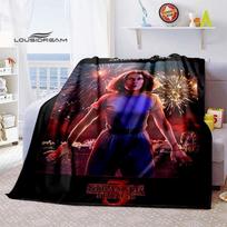 Stranger Things Supernatural Blanket Flannel Fluffy Fleece Throw Blanket Bed Linings Sofa Travel Camping Blankets 75x90cm