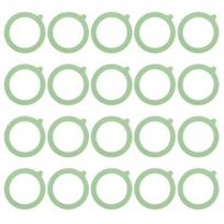 20Pcs Jar Sealing Rings Airtight Silicone Replacement Gaskets Leakproof Airtight Seal Rings for Regular Mouth Canning Jar