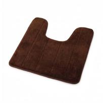 Coral Fleece U-Shaped Toilet Mat Absorbent Non-Slip for Bathroom Home Use