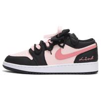 Jordan Air Jordan 1 žemi sportiniai krepšinio bateliai Moteriški Juodi Rožiniai DX4374-008(Komanda59-) 39 white