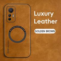 Magnetic Retro Leather Soft Case For Xiaomi 12 Lite Xiaomi12 Lite G Wireless Charging Phone Case Cover For Xiaomi 12 Lite