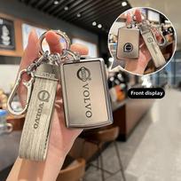 Volvo XC60 Key Case S90/S60/XC40/XC90/C40/V60/V90 Compatible Men's Women's Plastic Key Holder Car Accessories Volvo C smart 4-key (Gun Color single set)