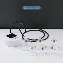 6/12 Cans Electric Vacuum Cupping Massager for Body Slimming Gua Sha Muscle Relaxation Home Spa Use