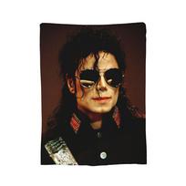 Michaels Jacksons MJ Blankets Coral Fleece Plush Spring/Autumn Breathable Lightweight Throw Blanket for Sofa Couch Bedspreads Size: 75*100cm, Weight: 230 GSM