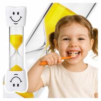 PRECISE TOOTH Hourglass Timer for brushing TOOTH for children YELLOW