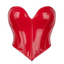 Women S Red Corset Bustier Waist Trainer Top For Women S raudona