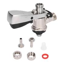 G5/8 S tipo alaus statinės jungtis Nerūdijančio plieno alaus statinės skirstytuvas čiaupas Virimo aksesuaras Brass nickel plating + stainless steel white
