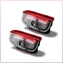 2Pcs Car Door LED Shadow Projector Wireless Welcome Logo Lamp Styling For Skoda VRS Octavia 1 2 3 Rapid Kodiaq Karoq Fabia Kamiq Superb 2Pcs