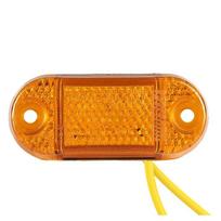 LED marker lamp 12V 24V Orange with wiring harness 0.15m - FT-062 Z LED