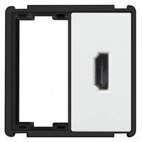Wall socket HDMI module RTX SH system White