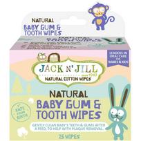 JACK N'JILL baby gum wipes 25 pcs.