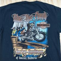 Harley-Davidson Roatán Honduras Pirate Motorcycle Graphic T-Shirt XL Black Unisex T-Shirt XL