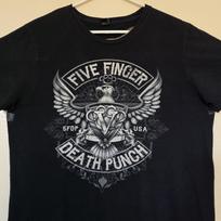 Five Finger Death Punch XXL T-Shirt Eagle 5FDP USA Brass Knuckles Knucklehead Unisex T-Shirt XXL