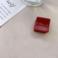 Hair Grab Clip Acetate Hair Clips Square Mini Hair Claw Temperament   Women C
