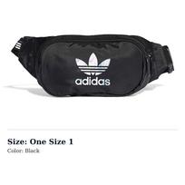 Adidas Originals Polyester Oxford Fanny Pack Regular Unisex Black GD4609 One Size 1