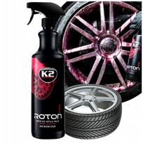 Płyn do mycia czyszczenia felg aluminiowych k2 roton pro 1l czerwona felga