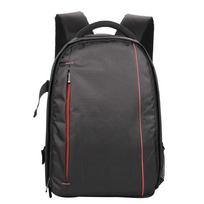 Outdoor Wear-resisting Dslr Digital Camera Video Backpack Water-resistant Multi-functional Breathable Photograph Camera Bags raudona