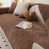 Yeni kuzey avrupa peluş kanepe kapakları düz renk kanepe havlu kaymaz kanepe Modern ev dekor için Slipcovers evrensel kanepe Mat 70x70cm 1pcs