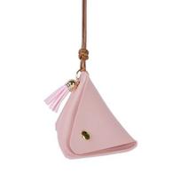 Coins Bag Lovely Zongzi Design Solid Color Buckle Closure Bright-colored Daily Storage