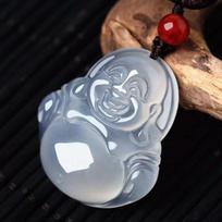 Pendant Guanyin Buddha Fair an Buckle Pixiu Blessing Necklace 50CM